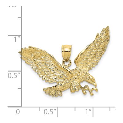 10K Yellow Gold Eagle Charm – view 4
