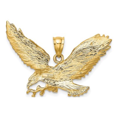 10K Yellow Gold Eagle Charm – view 5