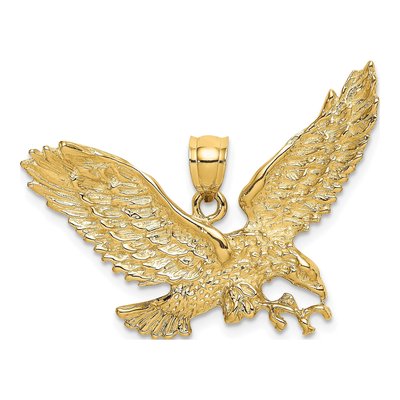 10K Yellow Gold Eagle Charm