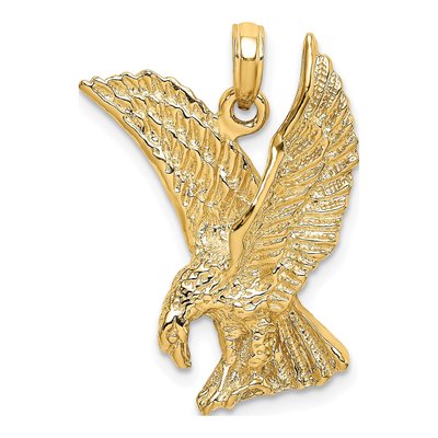 10K Yellow Gold Eagle Charm