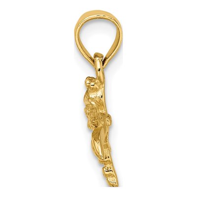 10K Yellow Gold Mini Dragonfly Charm – view 2