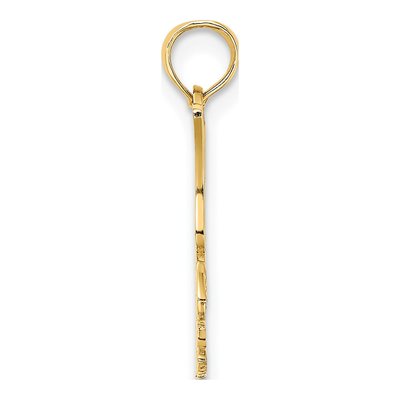 10K Yellow Gold Eagle Pendant – view 3