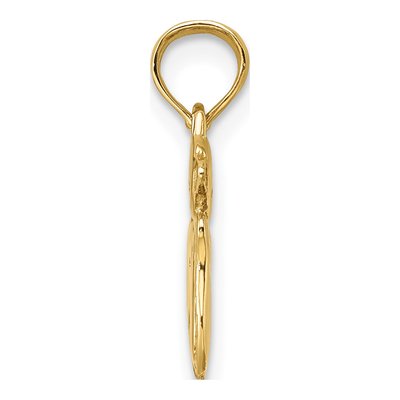 10K Yellow Gold Two Kittens Pendant – view 3