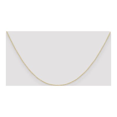 10K Yellow Gold 0.42mm Curb Chain – view 4