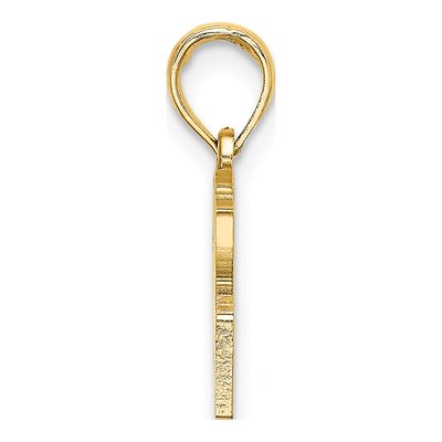 10K Yellow Gold Hands Forming Heart Charm – view 3