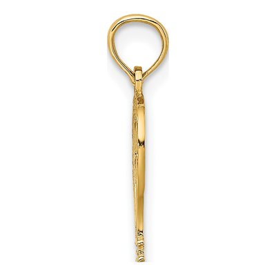 10K Yellow Gold Hot Air Balloon Pendant – view 3