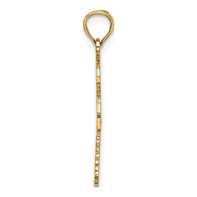 10K Yellow Gold Palm Tree Charm – view 3