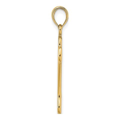 10K Yellow Gold Dog Bone Pendant – view 3