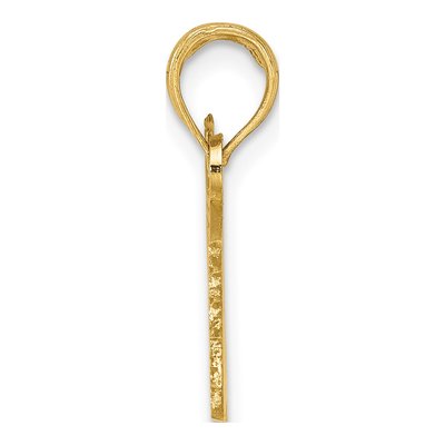 10K Yellow Gold American Flag Pendant – view 3