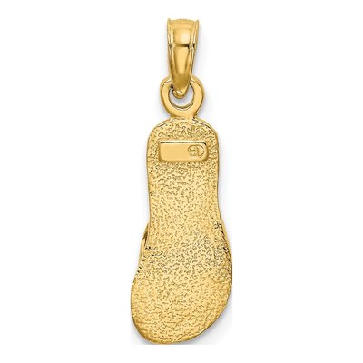 10K Yellow Gold Flip-Flop Charm – view 5