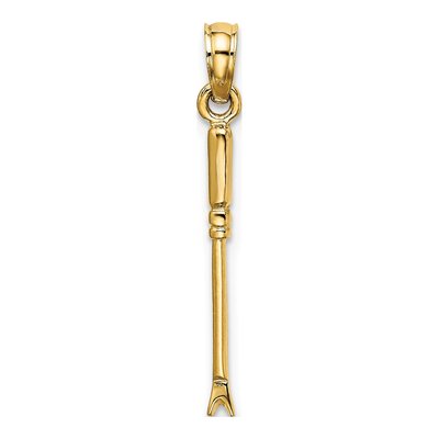 10K Yellow Gold 3D Weeding Garden Tool Charm – view 5