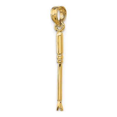 10K Yellow Gold 3D Weeding Garden Tool Charm – view 6