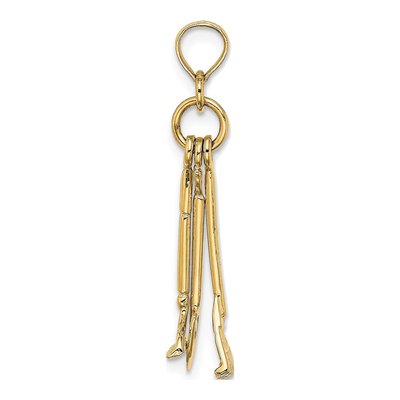 10K Yellow Gold Garden Tool Charm – view 3
