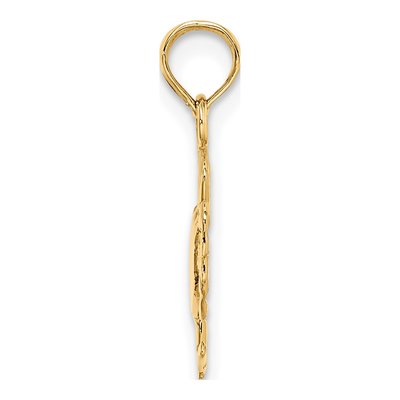 10K Yellow Gold Crab Charm – view 3