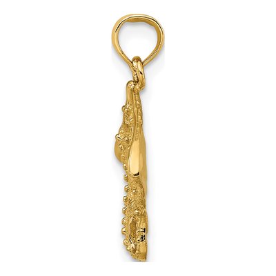 10K Yellow Gold Stingray Pendant – view 3