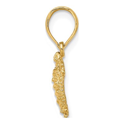 10K Yellow Gold Turtle Pendant – view 3