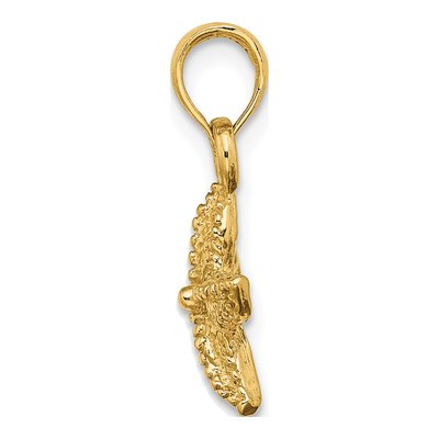 10K Yellow Gold Starfish Pendant – view 3