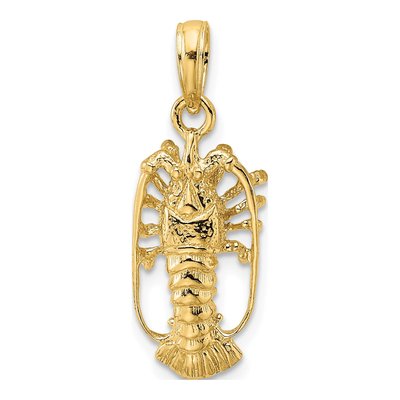 10K Yellow Gold Florida Spiny Charm