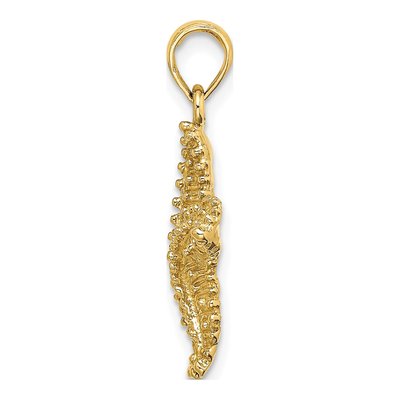 10K Yellow Gold Starfish Pendant – view 3