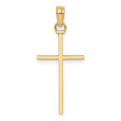 10K Yellow Gold Cross Pendant