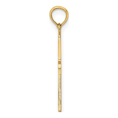 10K Yellow Gold Cross Pendant – view 3