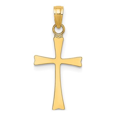 10K Yellow Gold Cross Pendant