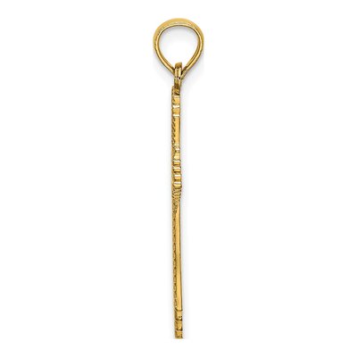10K Yellow Gold Fancy Cross Pendant – view 3