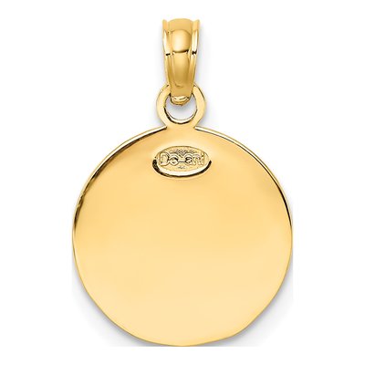 10K Yellow Gold Soccer Ball Charm – view 5