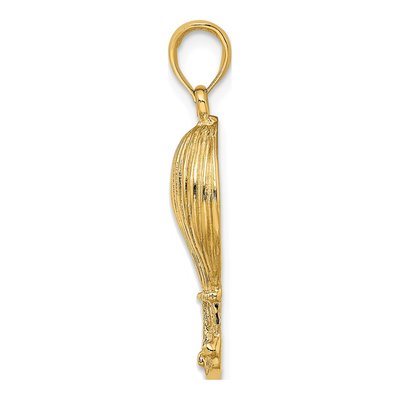 10K Yellow Gold Hot Air Balloon Pendant – view 3