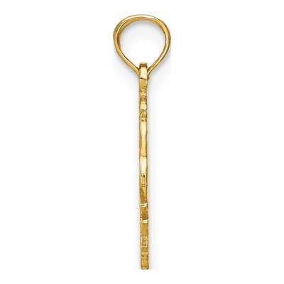 10K Yellow Gold Capricorn Zodiac Pendant – view 3