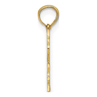 10K Yellow Gold Cancer Zodiac Pendant – view 3