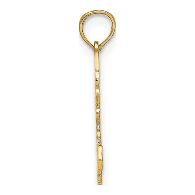 10K Yellow Gold Scorpio Zodiac Pendant – view 3