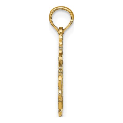 10K Yellow Gold Sagittarius Zodiac Charm – view 3