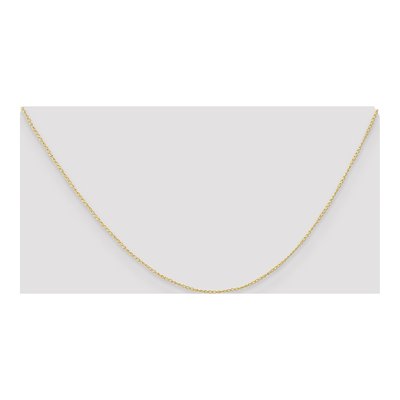 10K Yellow Gold 0.5mm Curb Chain – view 4