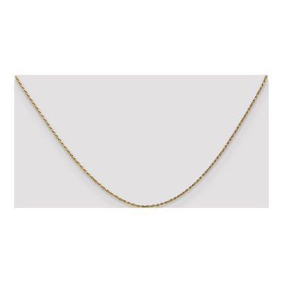 10K Yellow Gold 0.95mm Rope Cable Chain – view 4