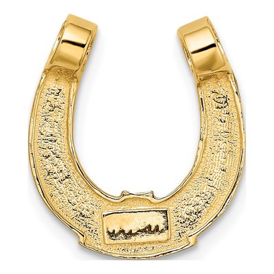 10K Yellow Gold Horseshoe Charm – view 5