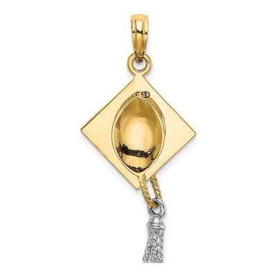 10K Yellow Gold Graduation Cap Charm – view 5
