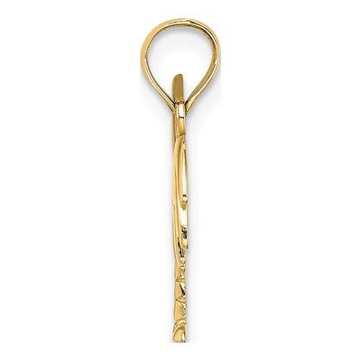10K Yellow Gold Palm Tree Charm – view 3