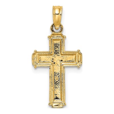 10K Yellow Gold Crucifix INRI Pendant – view 5