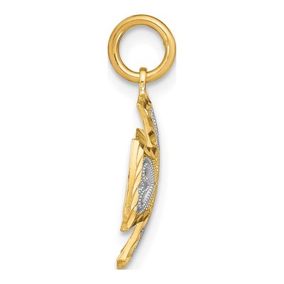 10K Yellow Gold Maltese Cross Charm – view 3