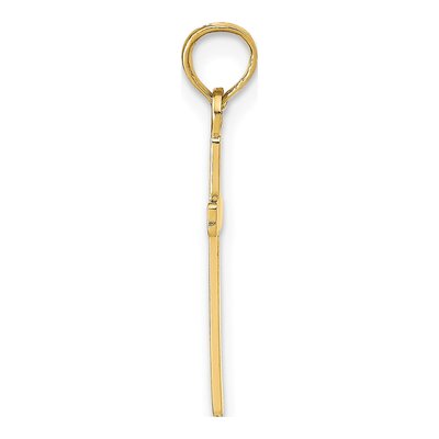 10K Yellow Gold Latin Cross Pendant – view 3