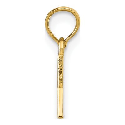10K Yellow Gold MOM Number 1 Pendant – view 3