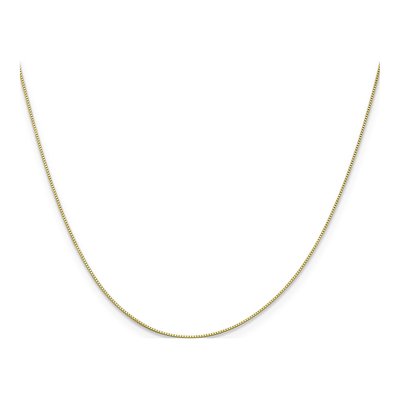 10K Yellow Gold 0.5mm Box Chain – view 2