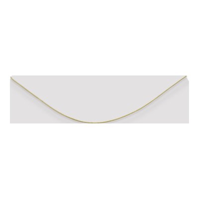10K Yellow Gold 0.5mm Box Chain – view 4