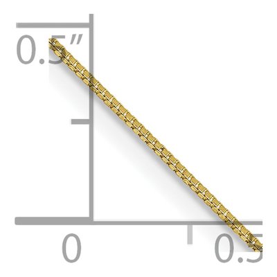 10K Yellow Gold 0.5mm Box Chain – view 5