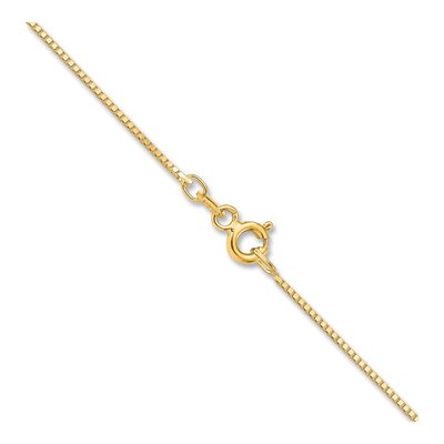 10K Yellow Gold 0.7mm 7mm Box Chain – view 3