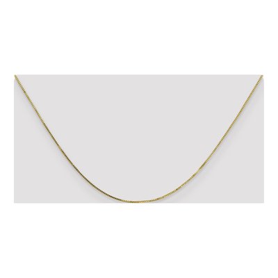 10K Yellow Gold 0.7mm 7mm Box Chain – view 4
