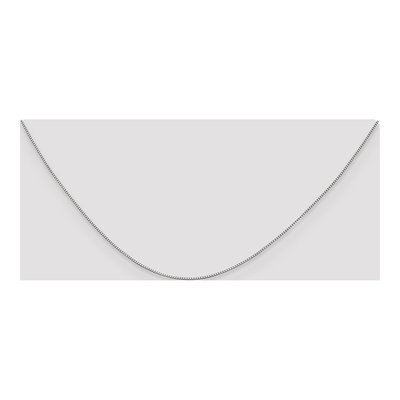 10K White Gold 0.7mm 7mm Box Chain – view 4