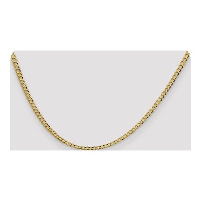 10K Yellow Gold 3.1mm Flat Cuban Chain – view 4