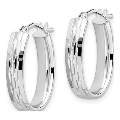 10K Yellow Gold Hoop Earrings – view 3